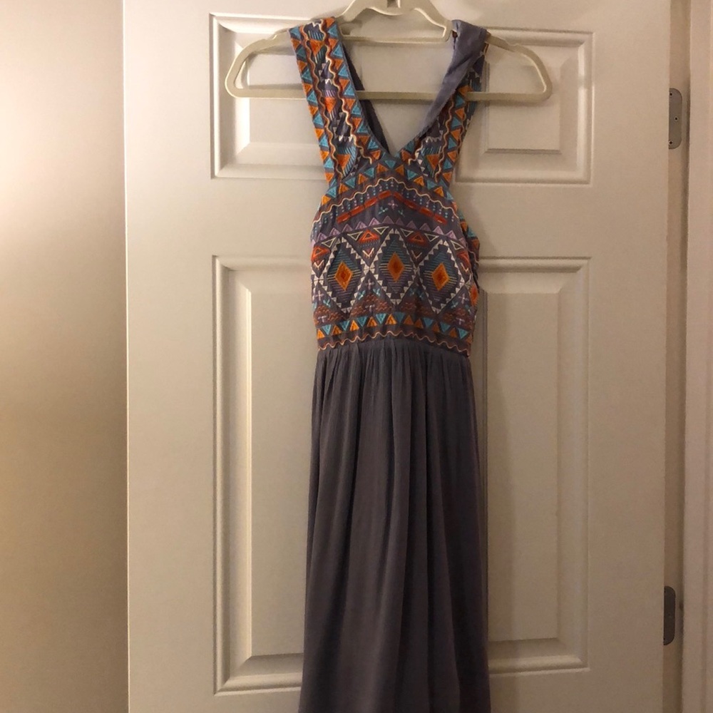Embroidered summer dress
